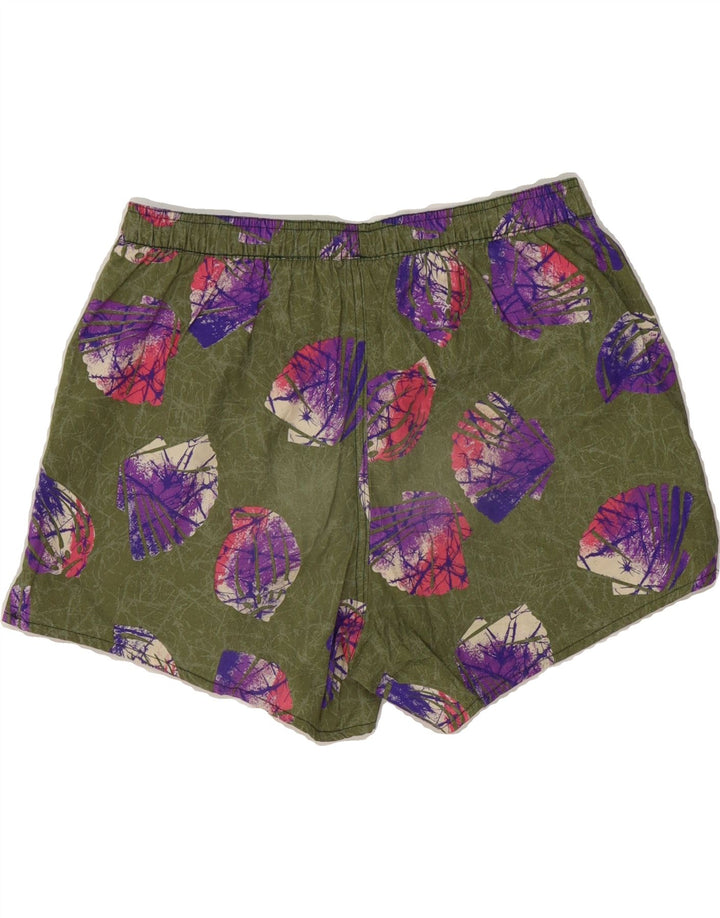 CUTTY SARK Mens Abstract Pattern Swimming Shorts IT 46 Small Khaki Cotton Vintage Cutty Sark and Second-Hand Cutty Sark from Messina Hembry 