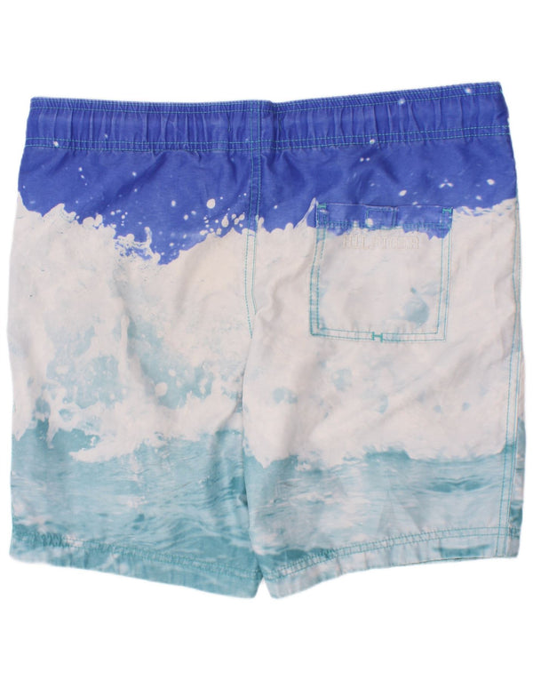 Tommy Hilfiger Badeshorts für Jungen, 13–14 Jahre, blaues Batikmuster