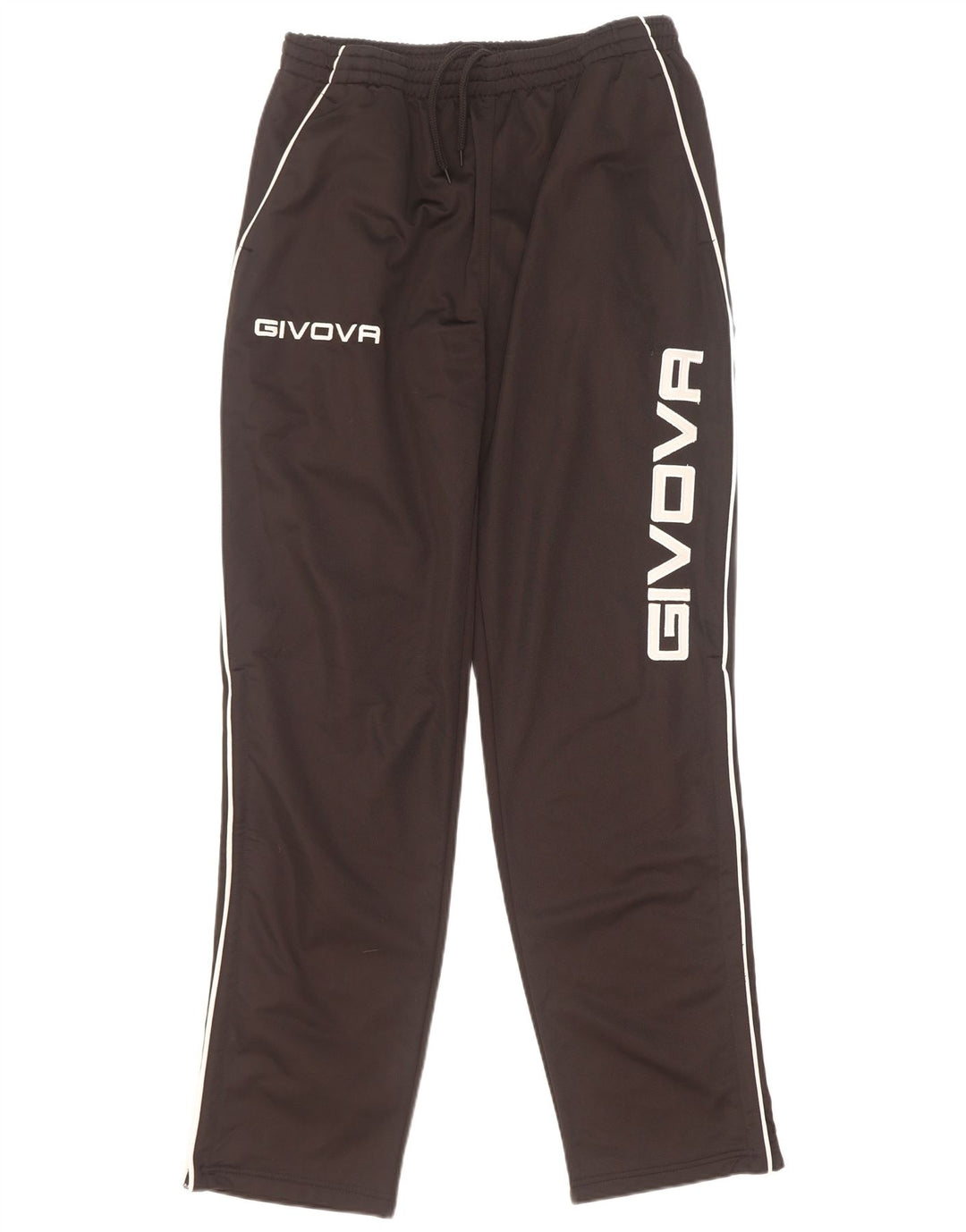 Givova Herren-Trainingshose mit Grafik, groß, aus schwarzem Polyester