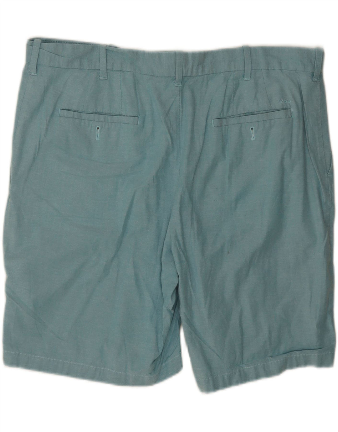 IZOD Herren Chino-Shorts W42 2XL Blaue Baumwolle