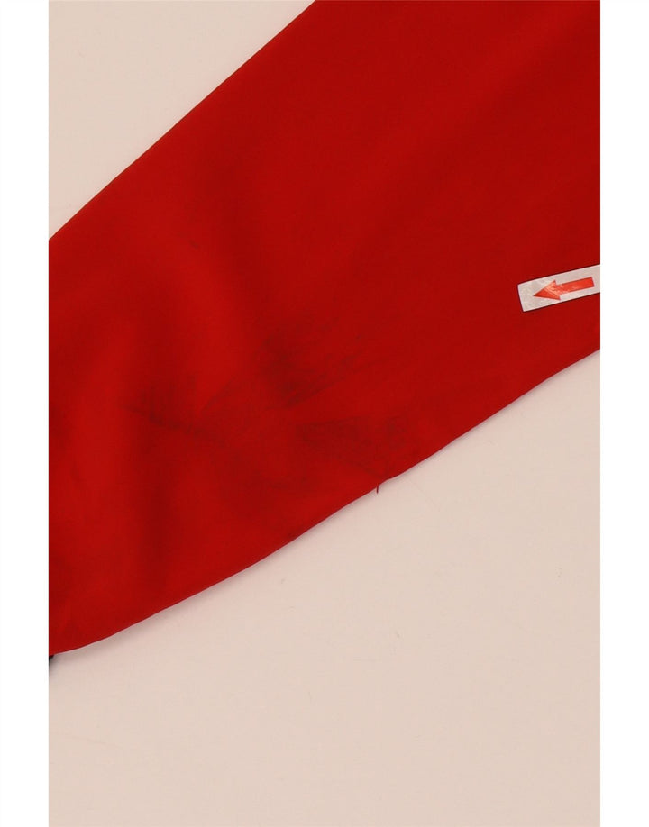 The North Face Damen-Trainingsanzug-Oberteiljacke UK 14 Mittelroter Farbblock