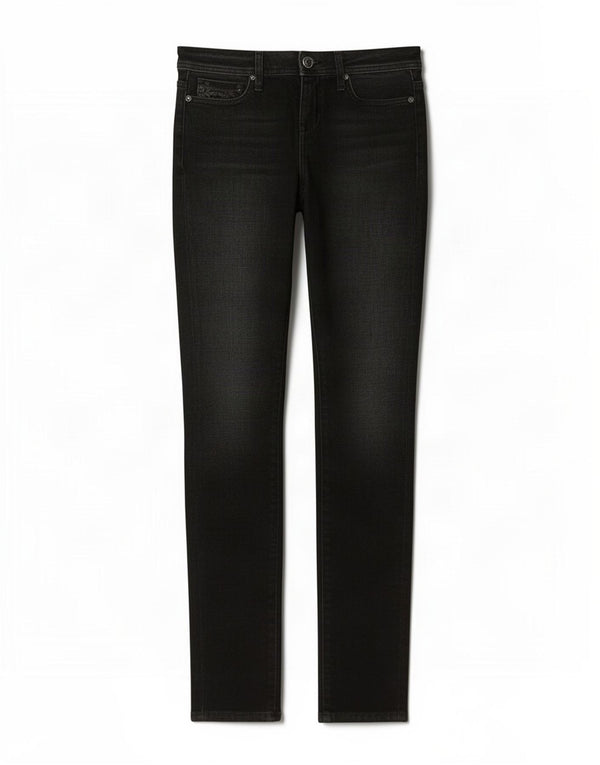 Guess Damen Foxy Low Waist Skinny Jeans W27 L33 Schwarz Baumwolle