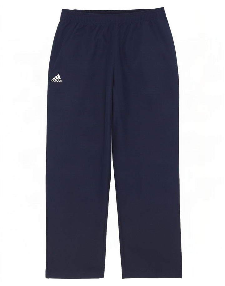Adidas Herren-Trainingshose mit Grafik, groß, marineblau, Polyester