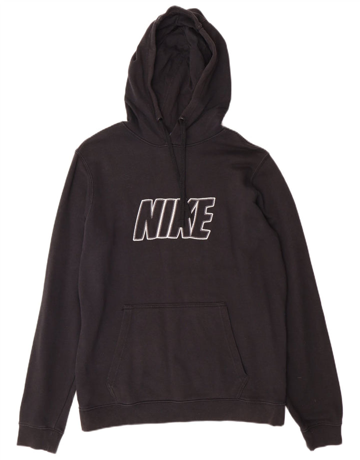 Nike Herren-Kapuzenpullover mit Grafik, mittelschwarz, Baumwolle
