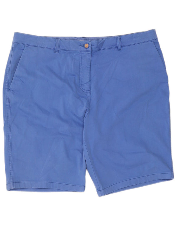Joules Damen-Chinoshorts mit hoher Taille, UK 18, XL, W38, Blau, Baumwolle