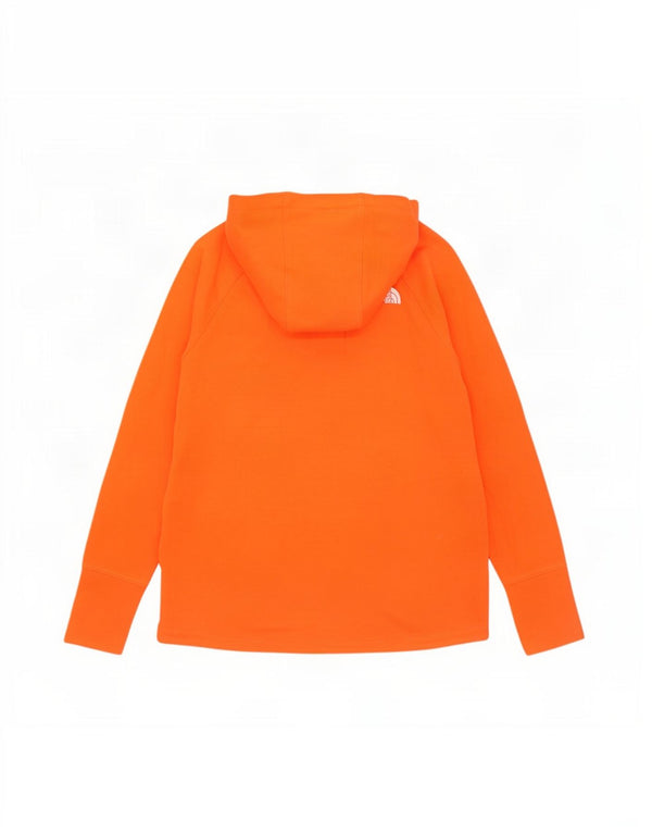The North Face Damen-Kapuzenpullover mit Reißverschluss, UK 16, Größe L, Orange, Baumwolle
