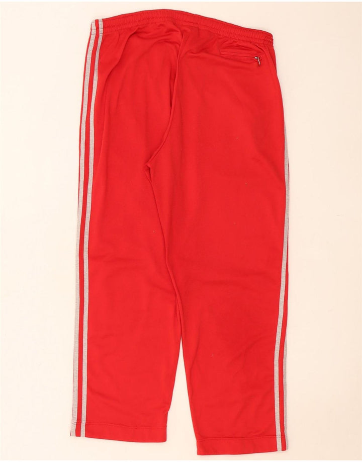 Adidas Herren-Trainingshose UK 40/42 Mittelrotes Polyester