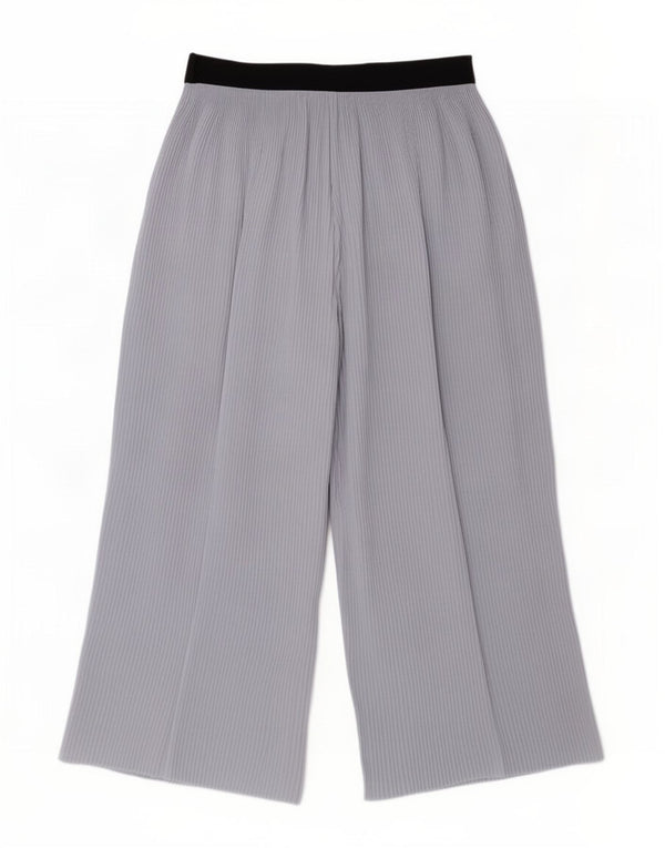 Zara Damen Cullotes Kurz geschnittene Hose Small W26 L22 Blau