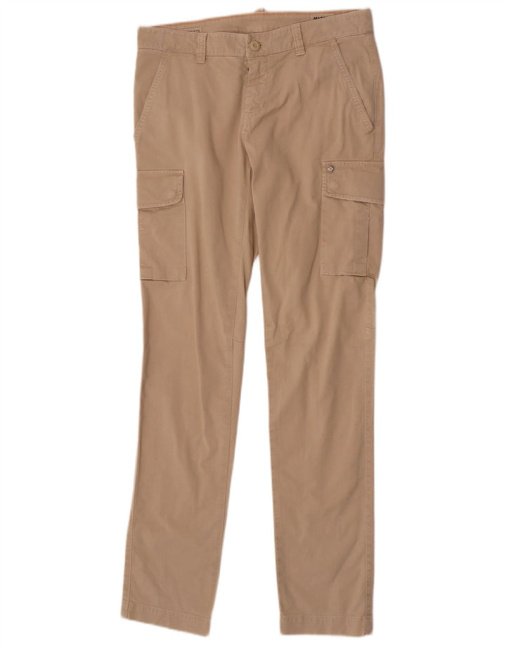 Mason's Herren Slim Cargohose W31 L34 Beige Baumwolle