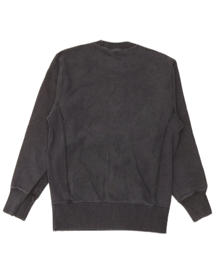Champion Herren-Sweatshirt-Pullover aus mittelschwarzer Baumwolle
