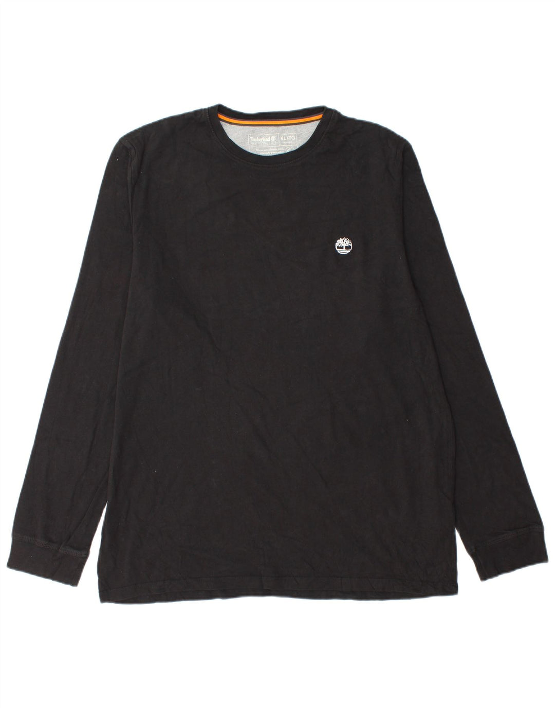 Timberland Herren Slim Fit Top Langarm XL Schwarz Baumwolle