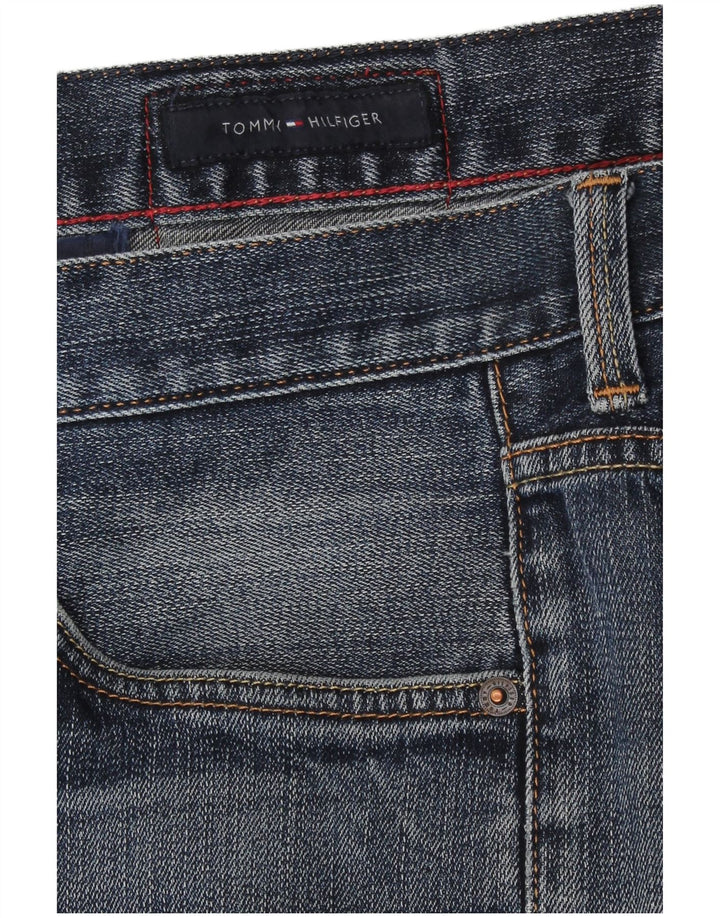 Tommy Hilfiger Herren Bleecker Straight Jeans W32 L32 Blaue Baumwolle