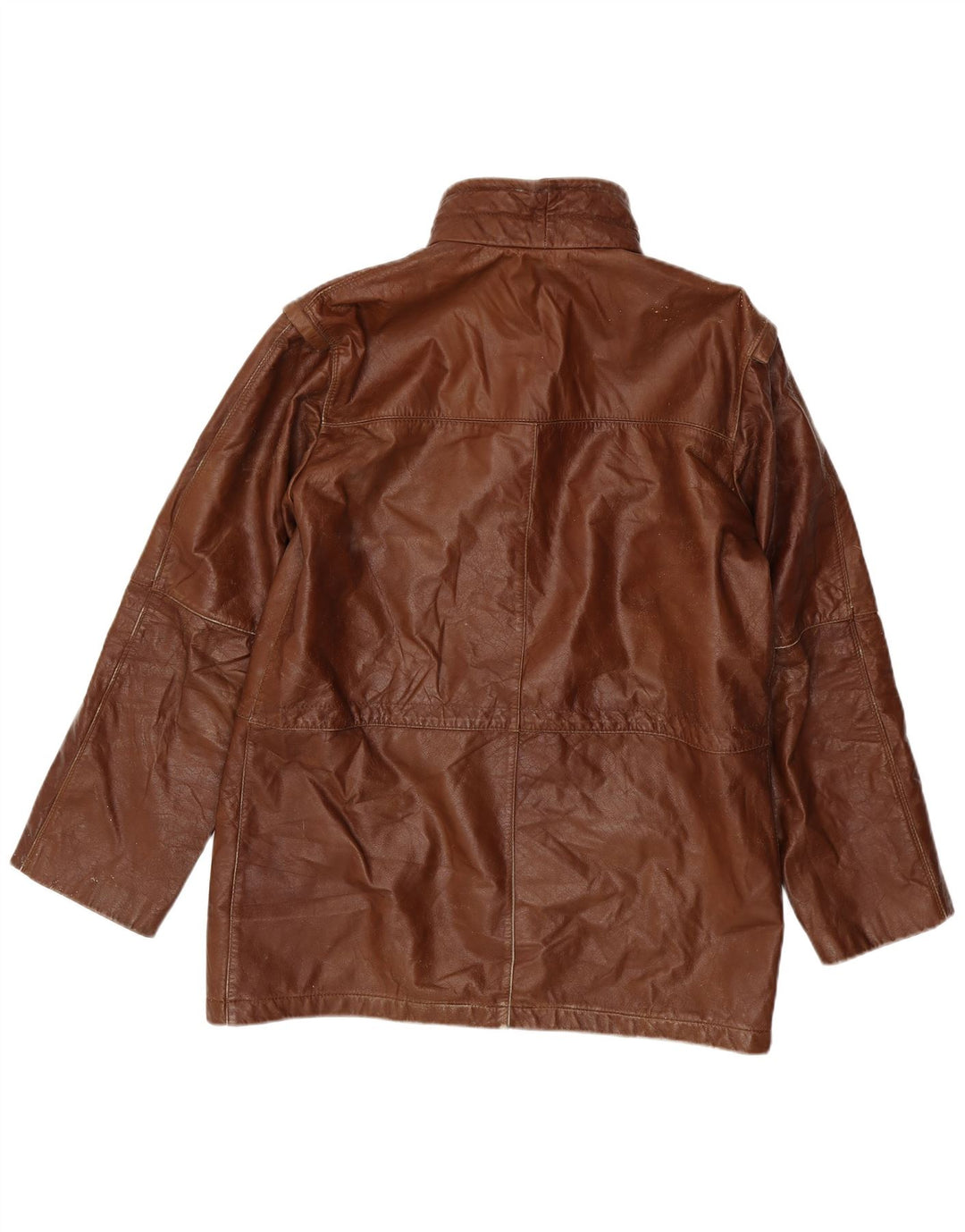 VINTAGE Herren Lederjacke UK 38 Mittelbraun