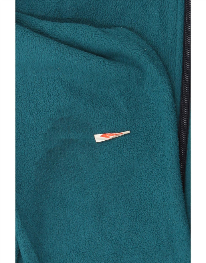 Marks & Spencer Damen Fleecejacke UK 14 Large Blau Polyester
