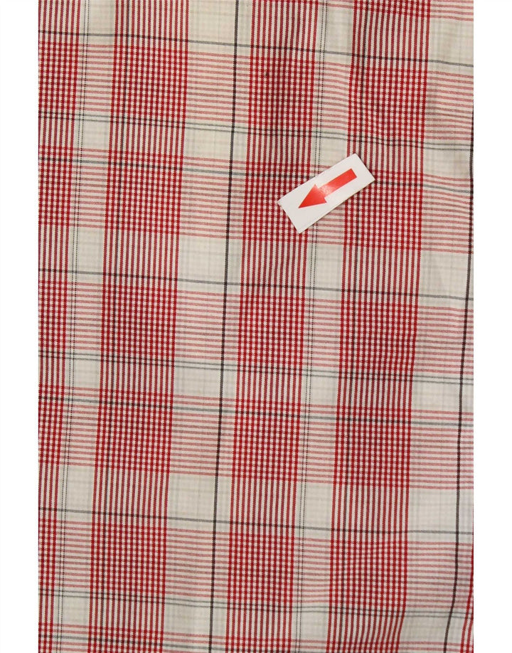 The North Face Herren-Hemd, klein, rot kariert, Nylon
