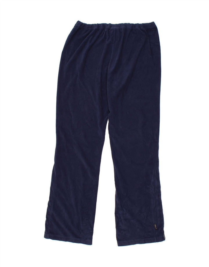 ADIDAS Womens Tracksuit Trousers UK 18 XL Navy Blue Polyester Vintage Adidas and Second-Hand Adidas from Messina Hembry 