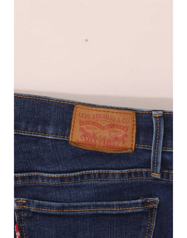 Levi's Damen 710 Super Skinny Jeans W27 L28 Marineblau
