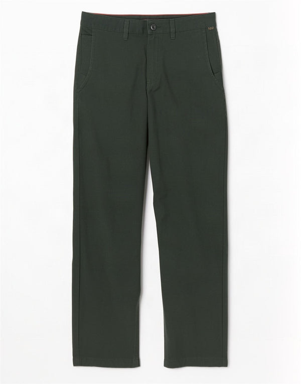 Vans Herren Relaxed Tapered Chinohose W32 L30 Grüne Baumwolle