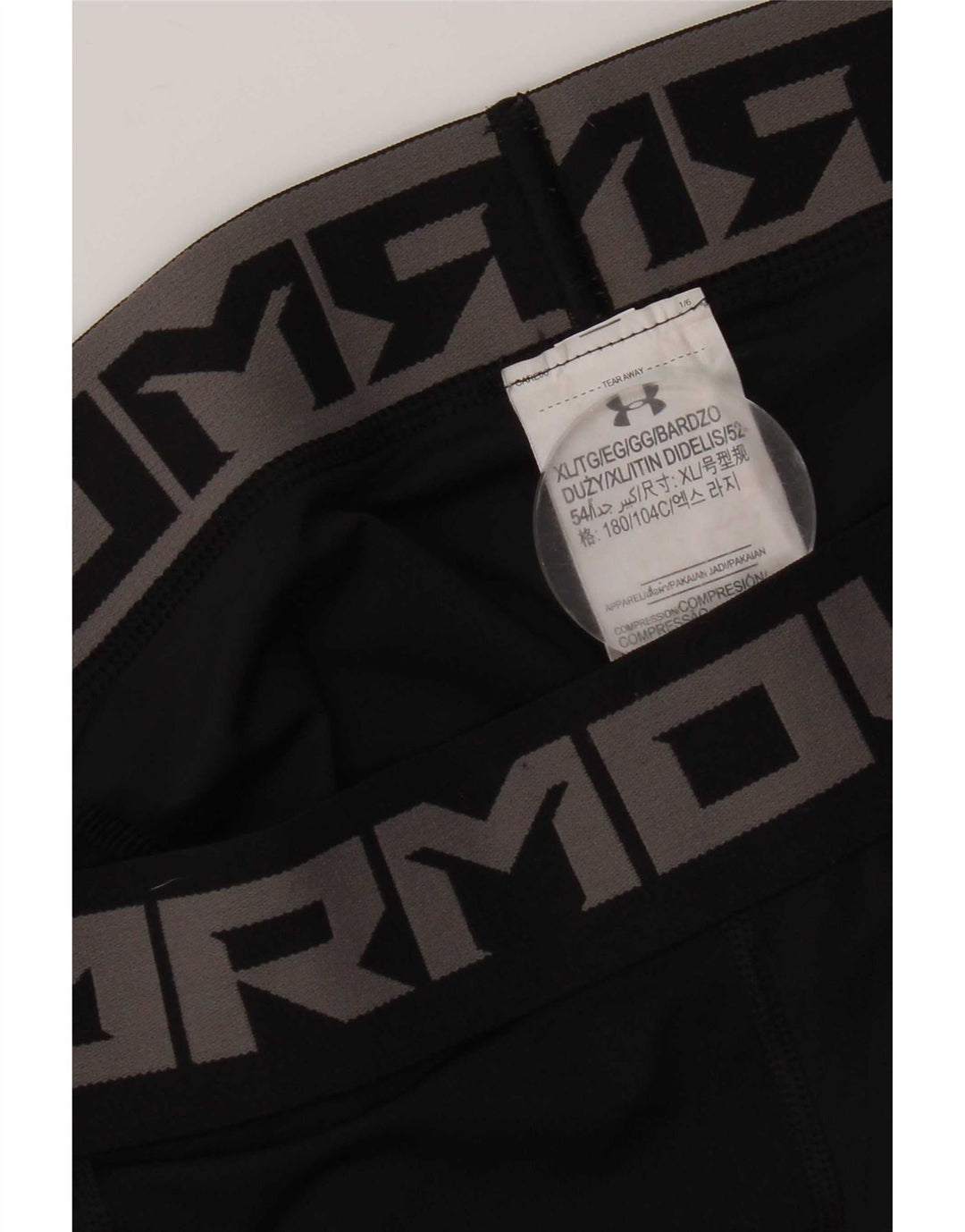 Under Armour Herren Graphic Leggings XL Schwarz Polyester