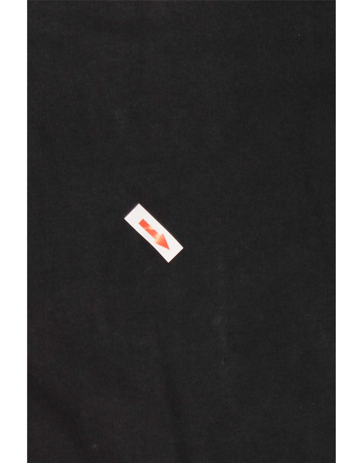 Nike Herren T-Shirt Top Small Schwarz Baumwolle