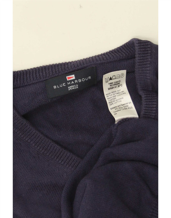 Marks & Spencer Herren-Tanktop „Blue Harbour“, groß, aus marineblauer Baumwolle
