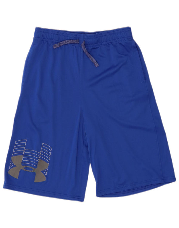 Under Armour Heat Gear Graphic Sportshorts für Jungen, 11–12 Jahre, Größe L, Blau