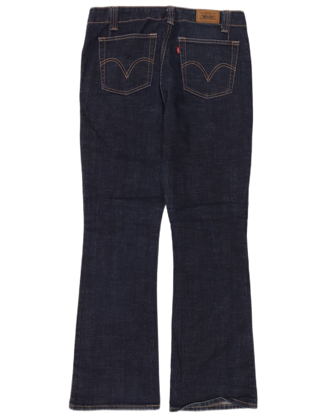 Levi's Damen 525 Bootcut Jeans US 10 Medium W32 L32 Marineblau Baumwolle