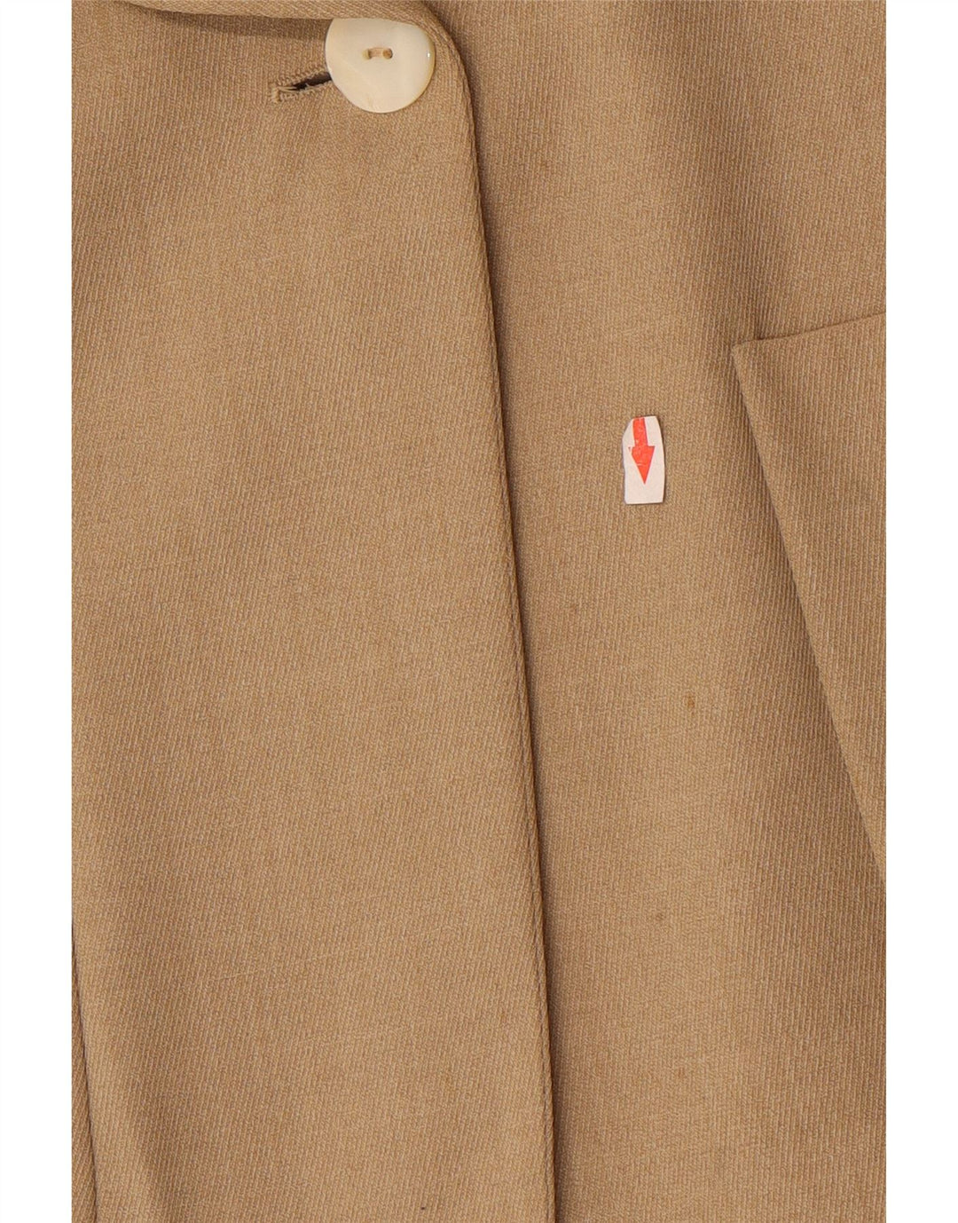 Laura Biagiotti Damen Risposte 1-Knopf-Blazerjacke IT 42 Mittelbeige
