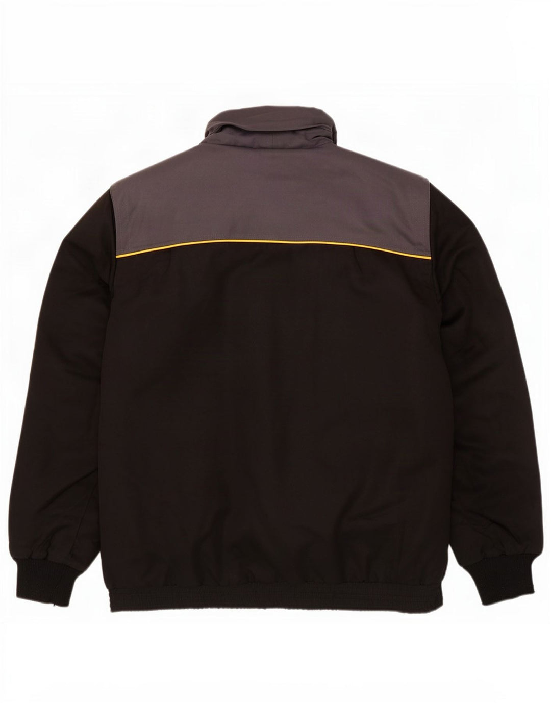 CAT Herren-Utility-Jacke mit Kapuze, UK 42, XL, schwarzes Colourblock-Polyester