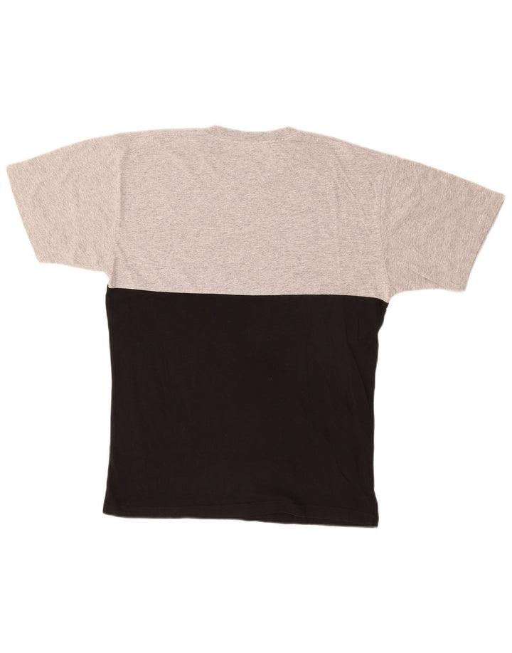 Vans Herren-T-Shirt mit klassischer Passform aus mittelgrauer Colourblock-Baumwolle