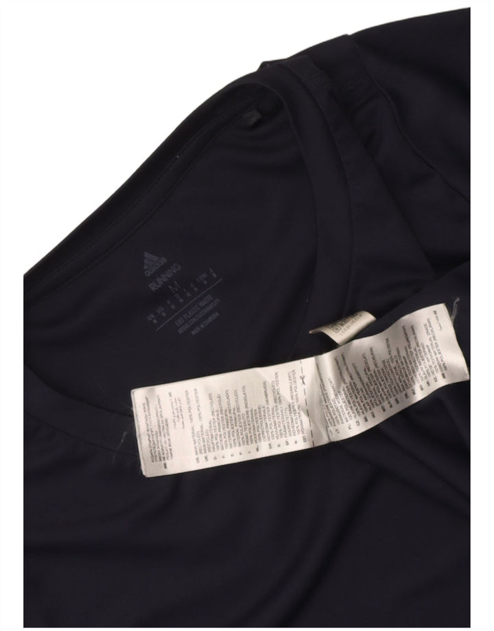 Adidas Herren Aeroready T-Shirt Top Medium Marineblau Polyester