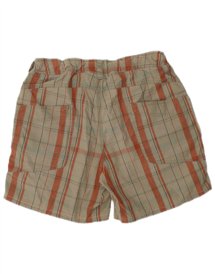 Nike Herren Shorts Medium W32 Grün karierte Baumwolle