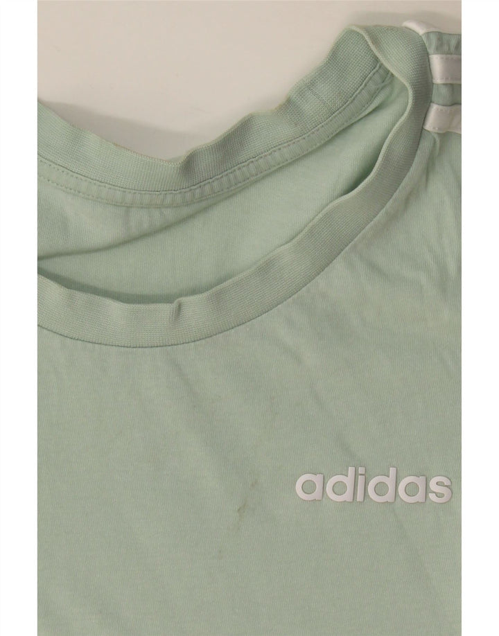 Adidas Damen T-Shirt Top UK 12/14 Mittelgrün