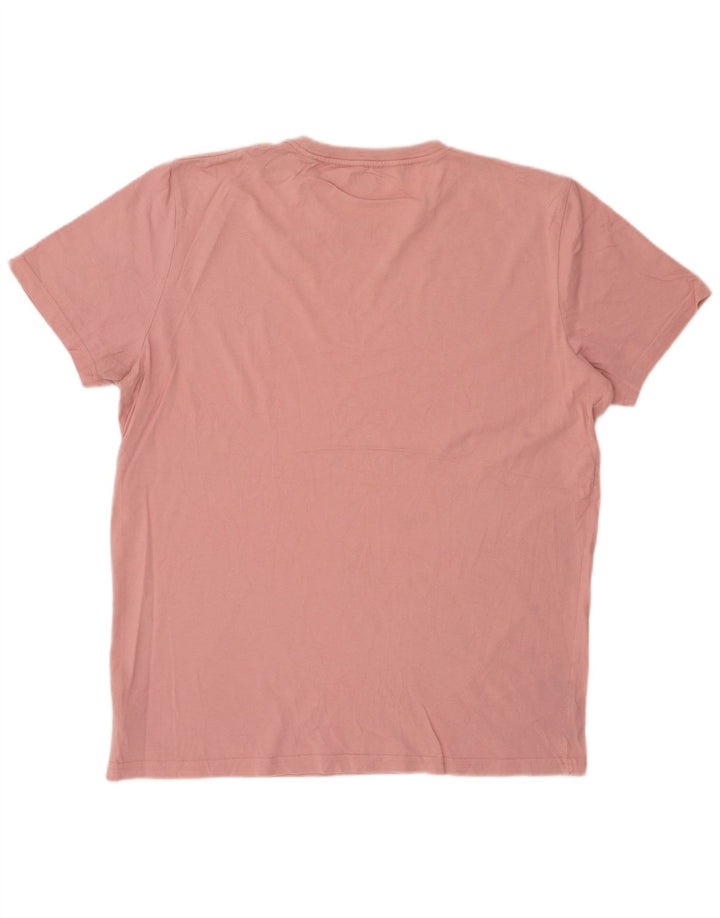 JOULES Herren T-Shirt Top Large Rosa Baumwolle