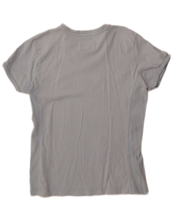 Champion Damen Crop T-Shirt Top UK 18 XL Blau