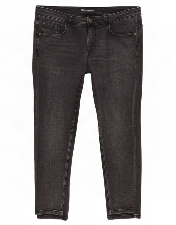 Zara Damen Skinny Jeans EU 46 XL W36 L27 Graue Baumwolle
