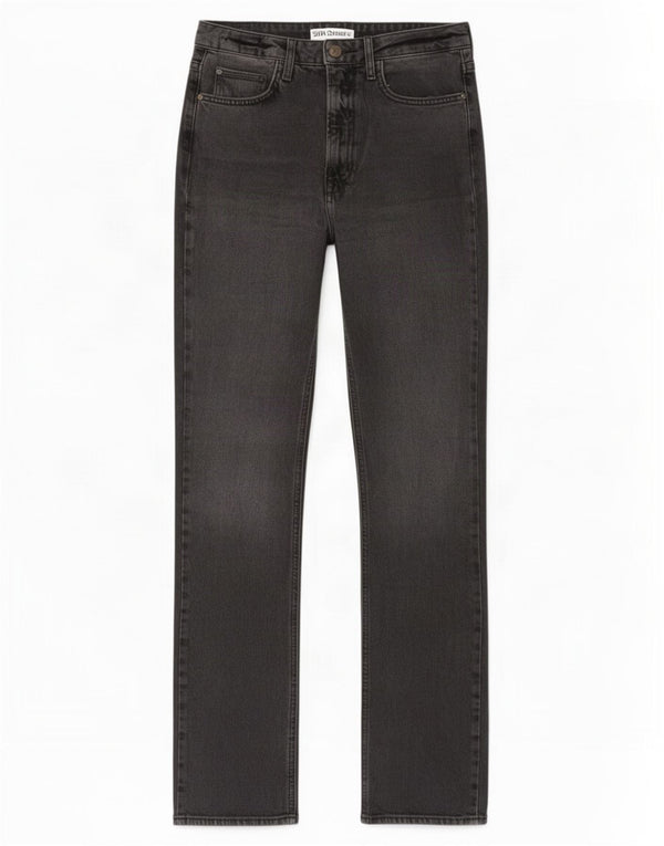 Zara Damen High Rise Distressed Slim Jeans EU 38 Small W28 L34 Graue Baumwolle