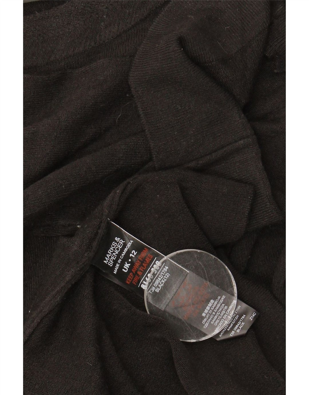 Marks & Spencer Damen-Pullover mit 1/2-Ärmeln und U-Boot-Ausschnitt, Gr. 12, Mittelblau