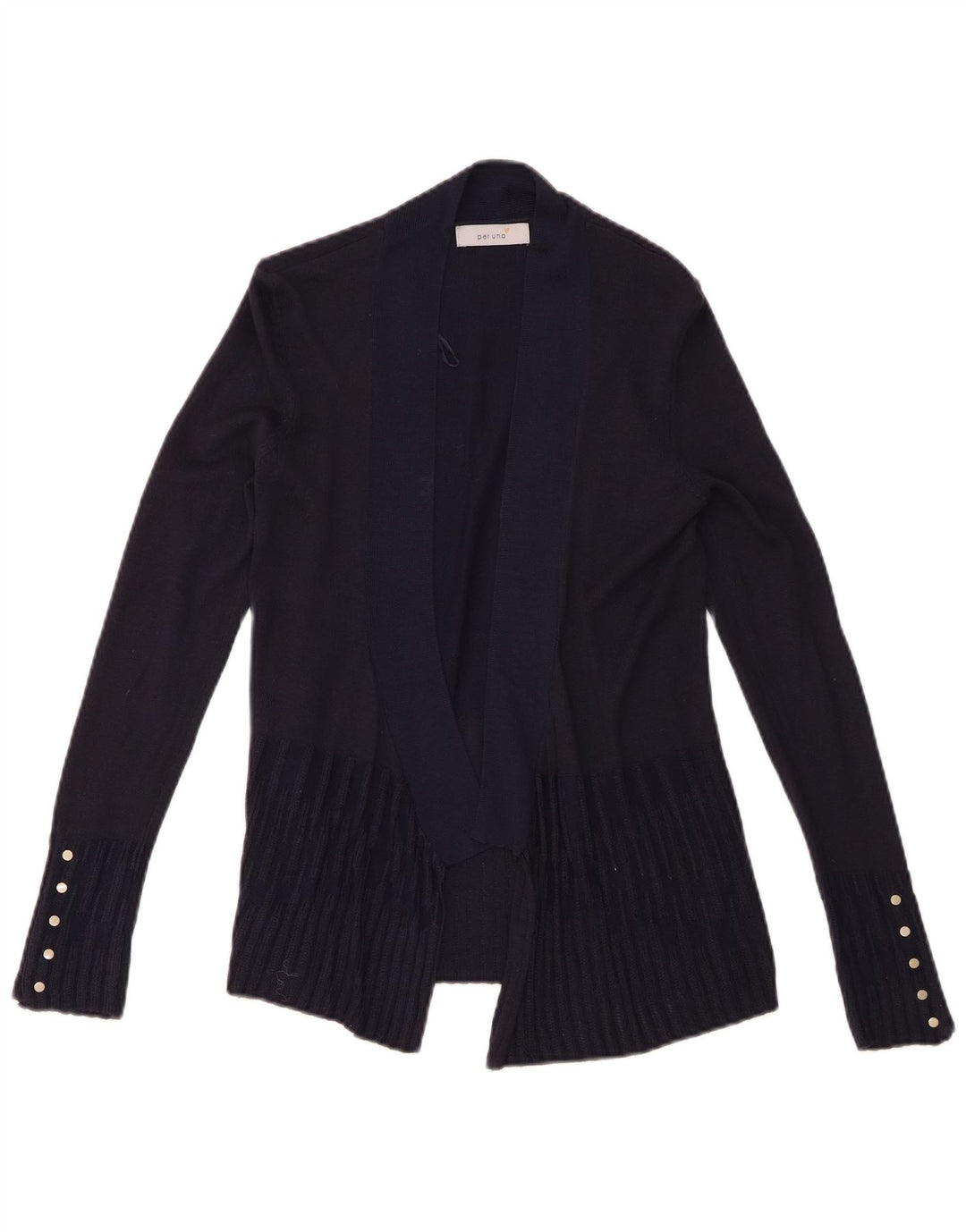 Marks & Spencer Offener Damen-Cardigan-Pullover UK 8 Small Marineblaue Viskose