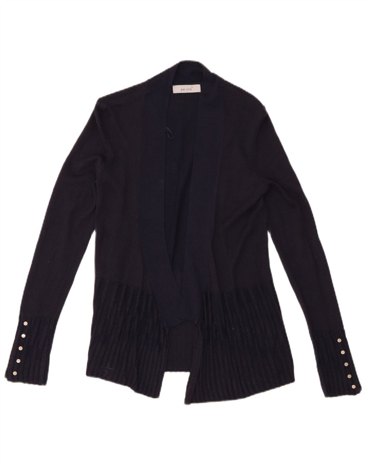 Marks & Spencer Offener Damen-Cardigan-Pullover UK 8 Small Marineblaue Viskose