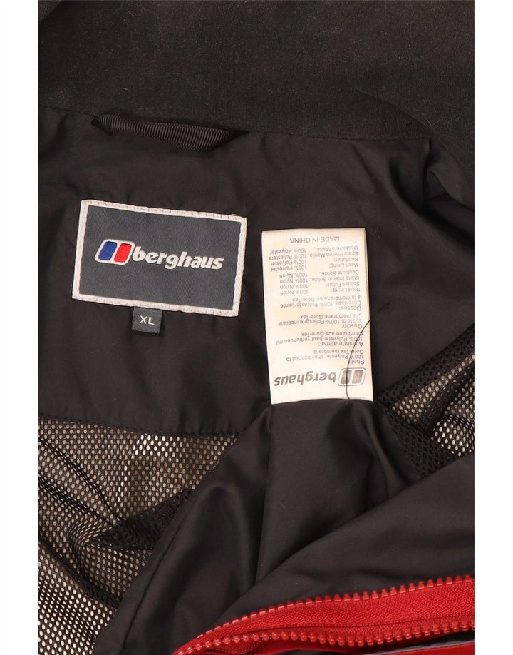 Berghaus Herren Regenmantel UK 42 XL Rotes Nylon