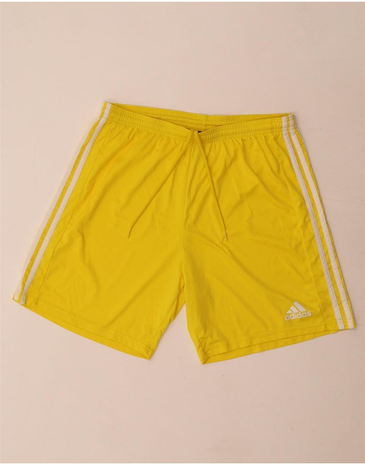 Adidas Herren Sport Shorts Large Gelb Polyester