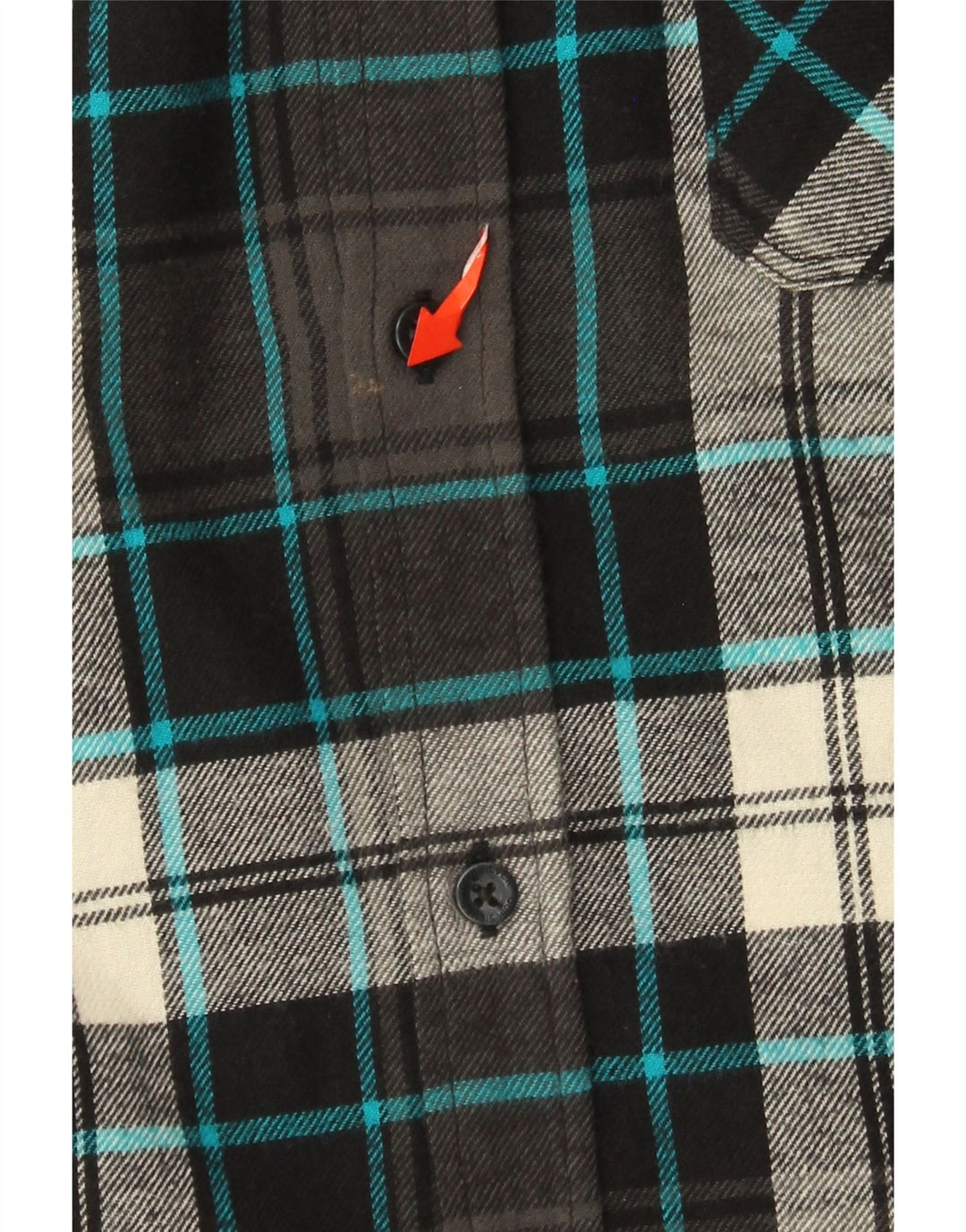 Quiksilver Herren-Flanellhemd mit normaler Passform, mittelgraue karierte Baumwolle