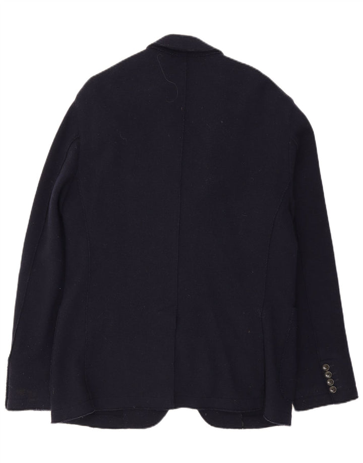 Tommy Hilfiger Herren 3-Knopf-Blazerjacke IT 54 2XL Marineblaue Wolle