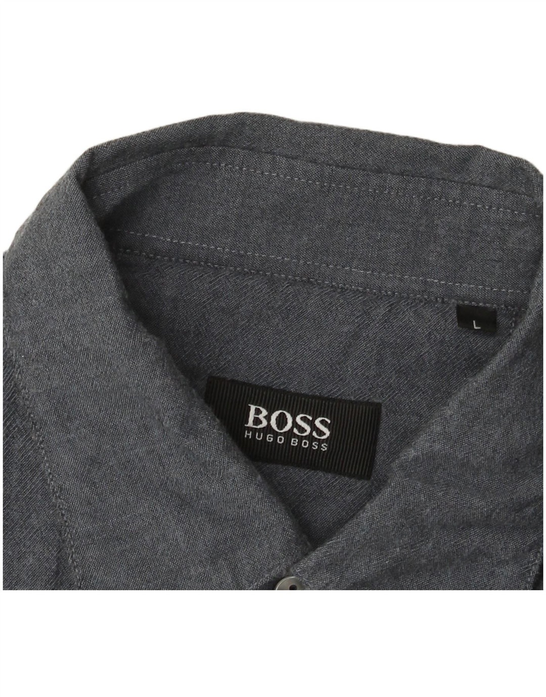 HUGO BOSS Herrenhemd, Größe L, Blau