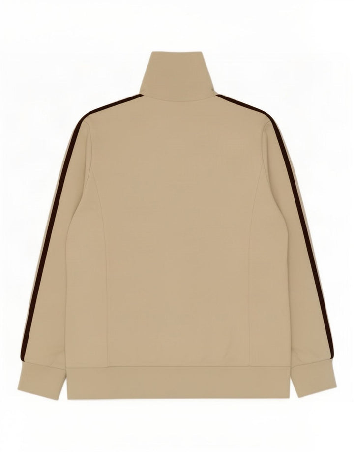 Adidas Damen Trainingsanzug Top Jacke UK 14 Mittelbeige Baumwolle