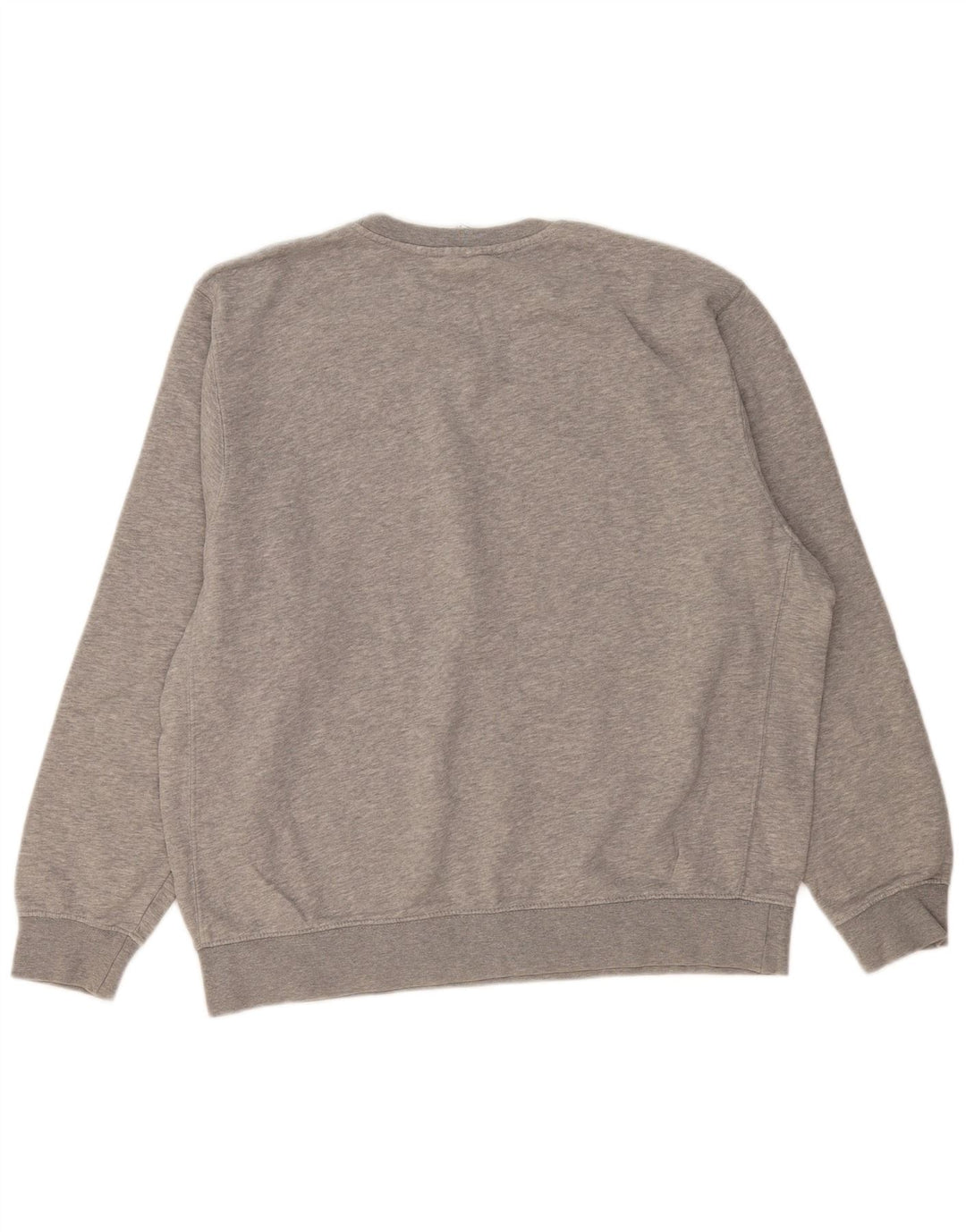 Nike Herren-Sweatshirt mit Grafik, groß, graue Baumwolle