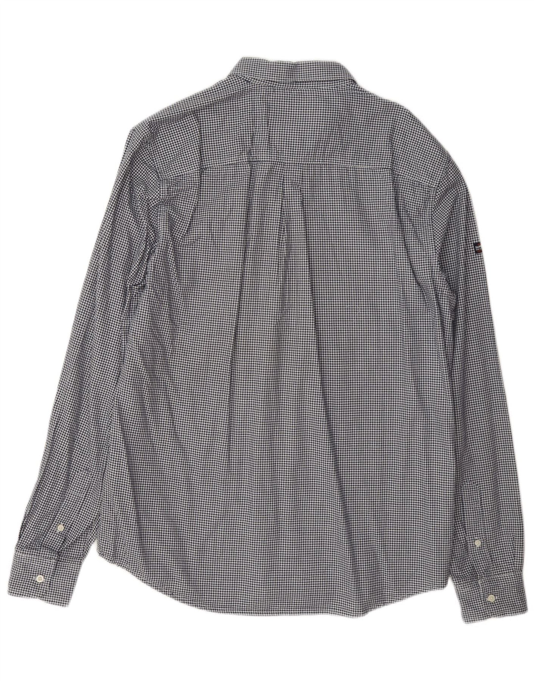 Superdry Herren-Hemd mit regulärer Passform, XL, Marineblau, Gingham-Baumwolle