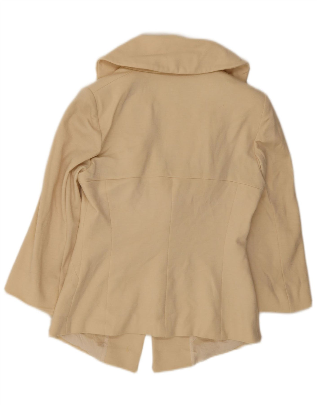 MARIELLA BURANI Womens 2 Button Blazer Jacket UK 14 Medium  Beige Vintage Mariella Burani and Second-Hand Mariella Burani from Messina Hembry 