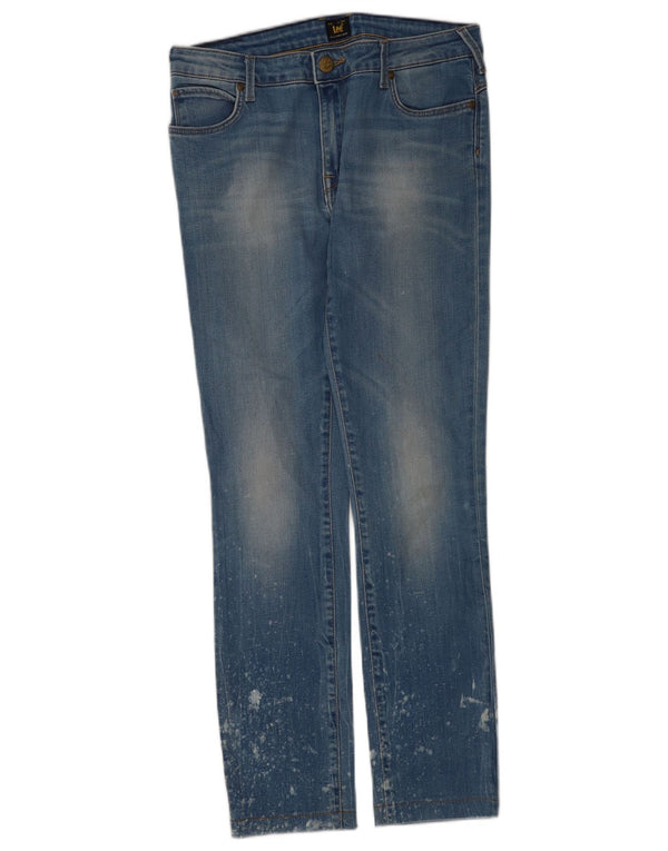 Lee Damen Jade Seasonal Skinny Jeans W30 L30 Blaue Baumwolle